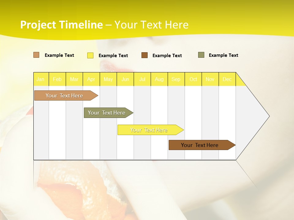 Caucasian Healthy Isolated PowerPoint Template