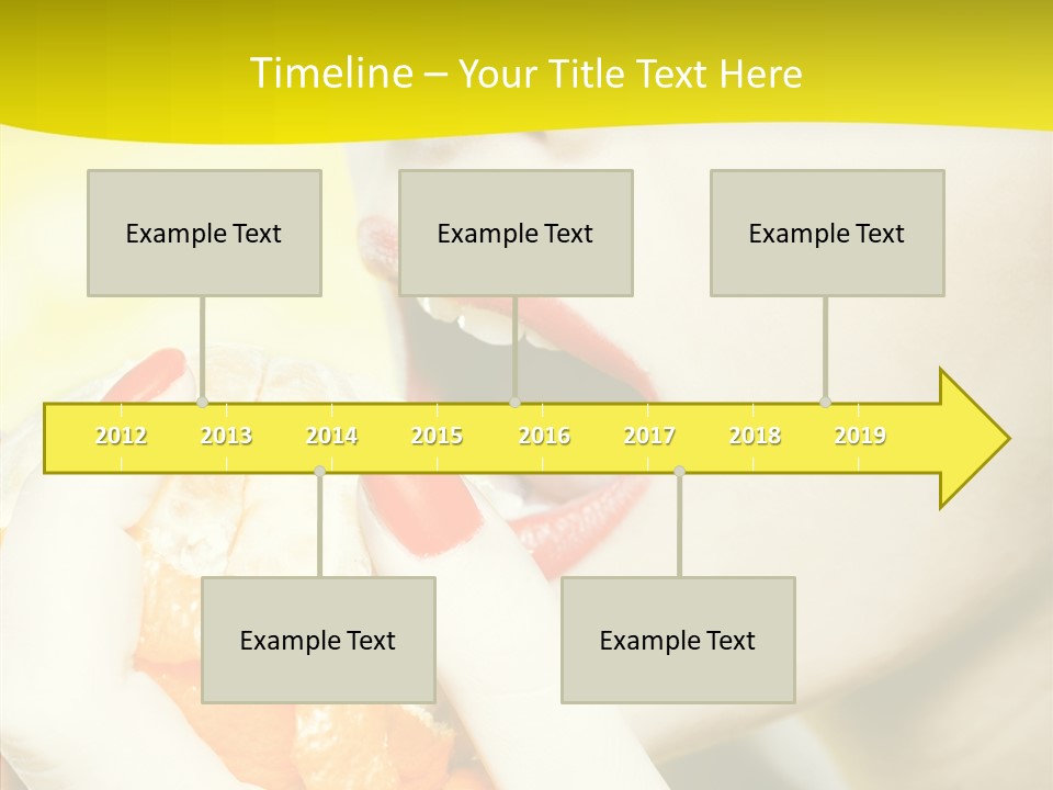 Caucasian Healthy Isolated PowerPoint Template