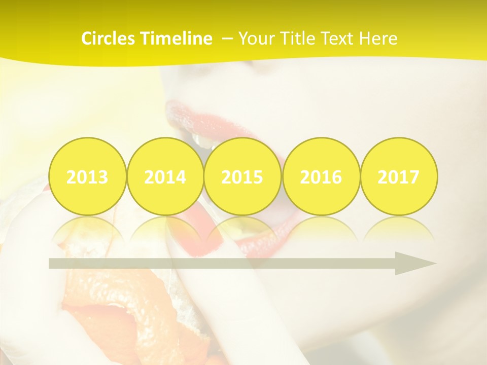 Caucasian Healthy Isolated PowerPoint Template