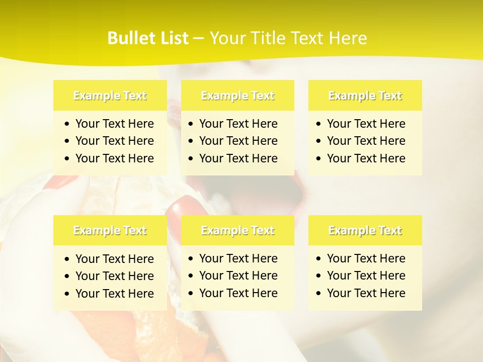 Caucasian Healthy Isolated PowerPoint Template
