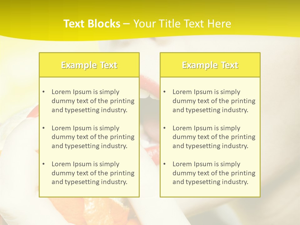Caucasian Healthy Isolated PowerPoint Template
