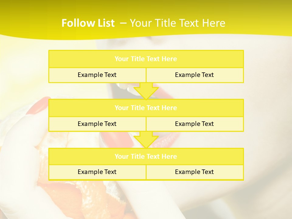 Caucasian Healthy Isolated PowerPoint Template