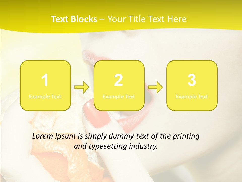 Caucasian Healthy Isolated PowerPoint Template