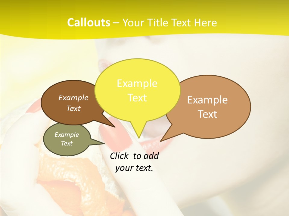 Caucasian Healthy Isolated PowerPoint Template