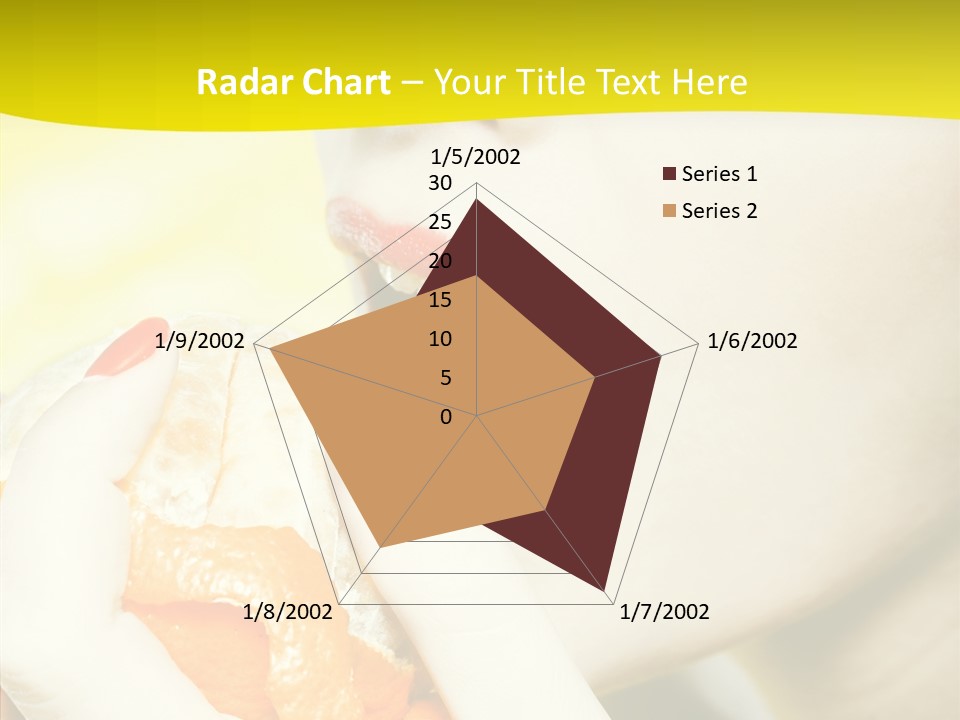 Caucasian Healthy Isolated PowerPoint Template