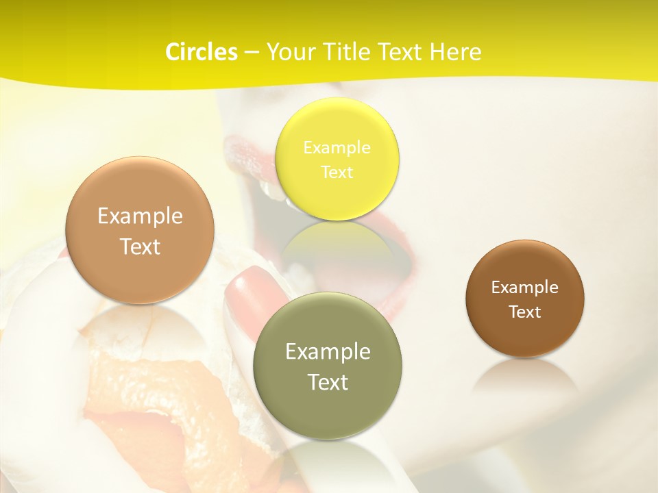 Caucasian Healthy Isolated PowerPoint Template