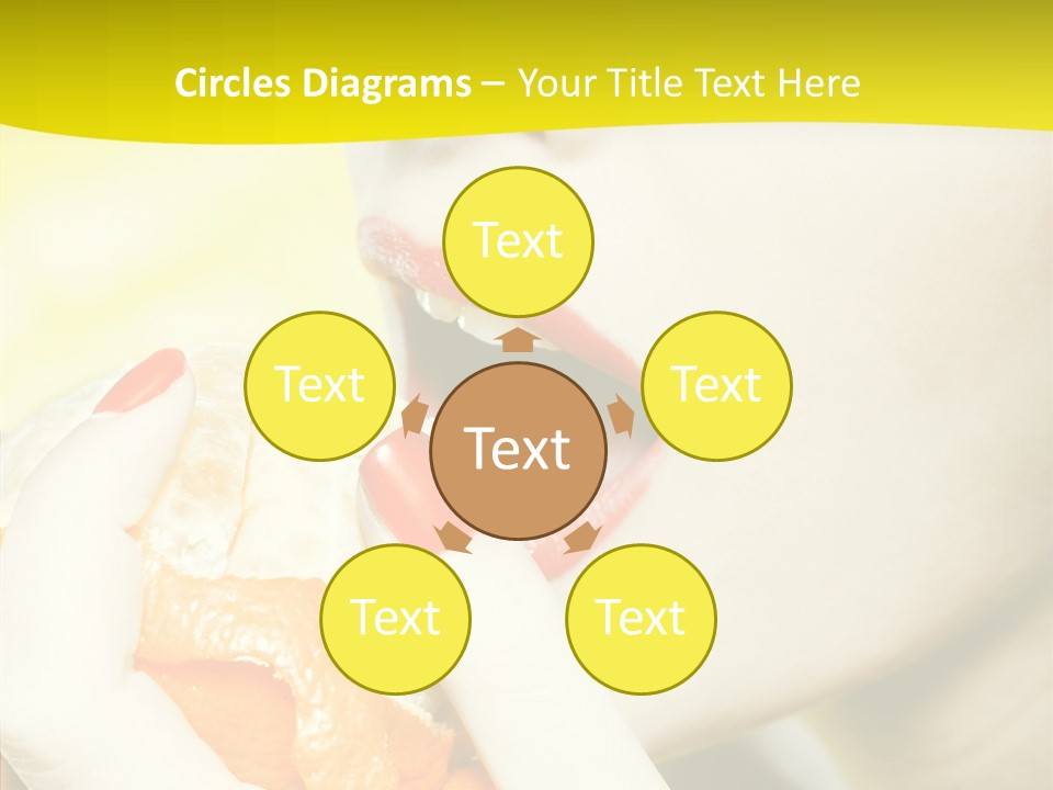 Caucasian Healthy Isolated PowerPoint Template