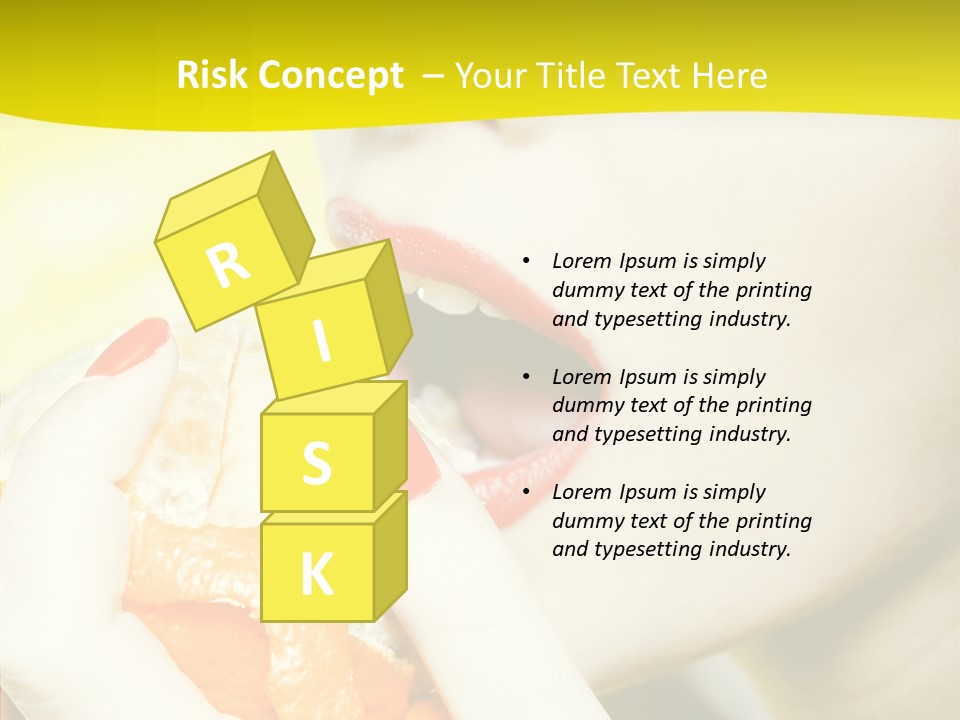 Caucasian Healthy Isolated PowerPoint Template