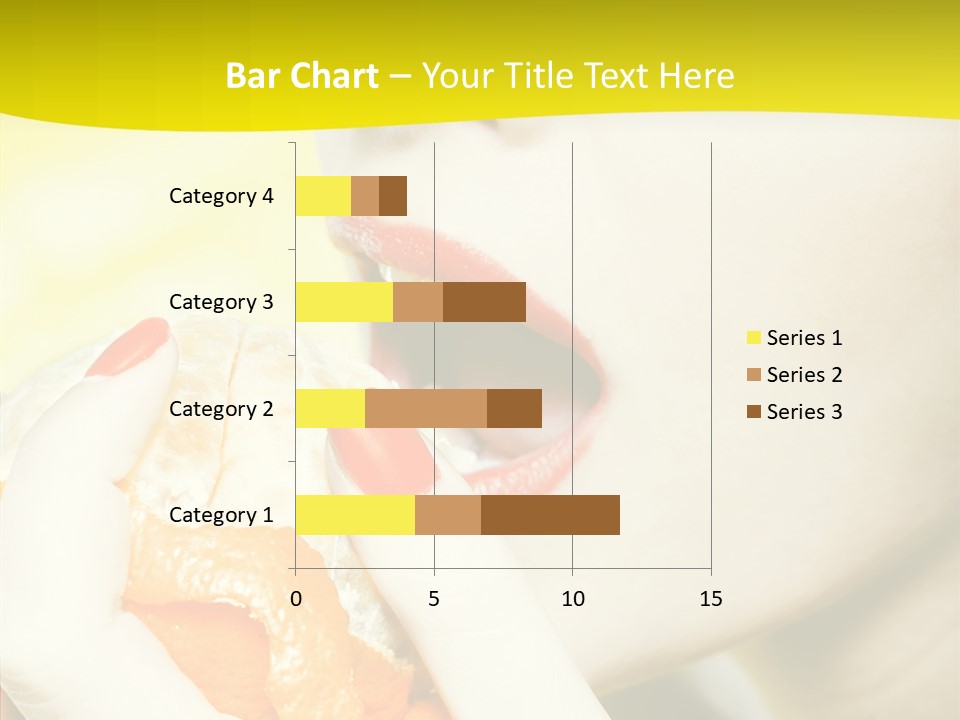 Caucasian Healthy Isolated PowerPoint Template