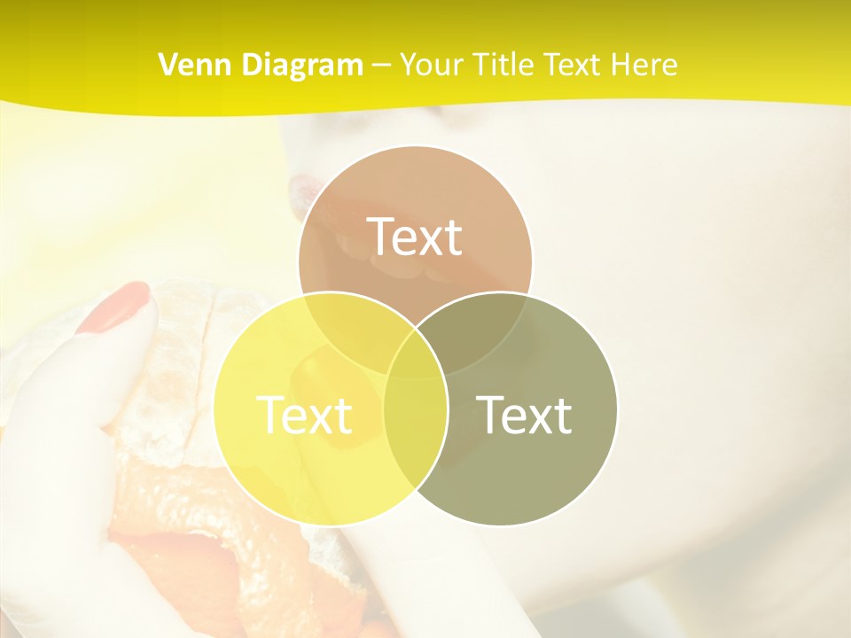 Caucasian Healthy Isolated PowerPoint Template