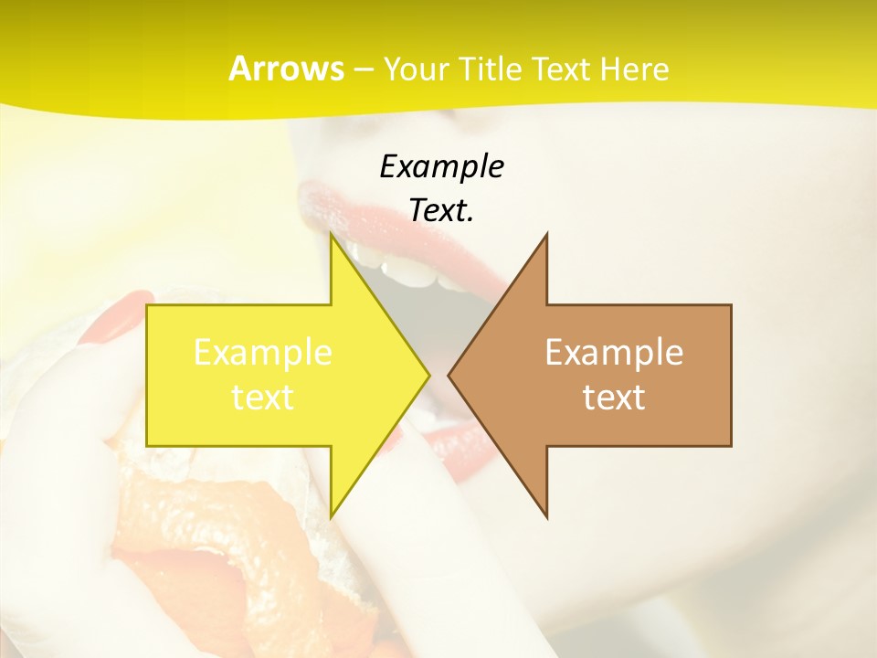Caucasian Healthy Isolated PowerPoint Template