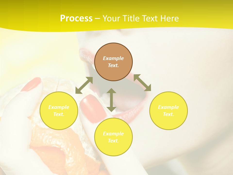 Caucasian Healthy Isolated PowerPoint Template