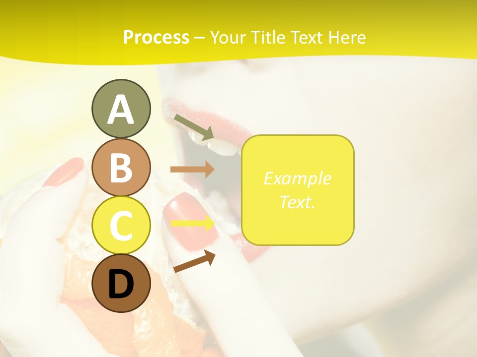 Caucasian Healthy Isolated PowerPoint Template