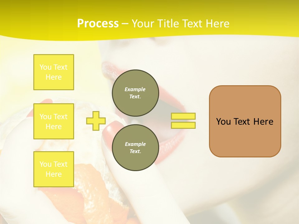 Caucasian Healthy Isolated PowerPoint Template