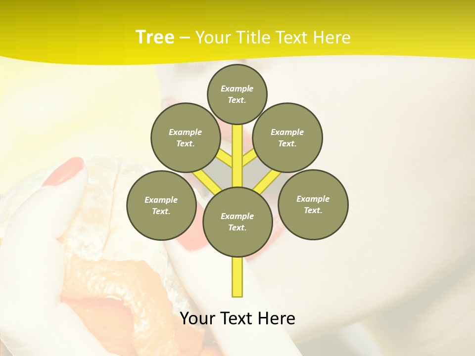 Caucasian Healthy Isolated PowerPoint Template