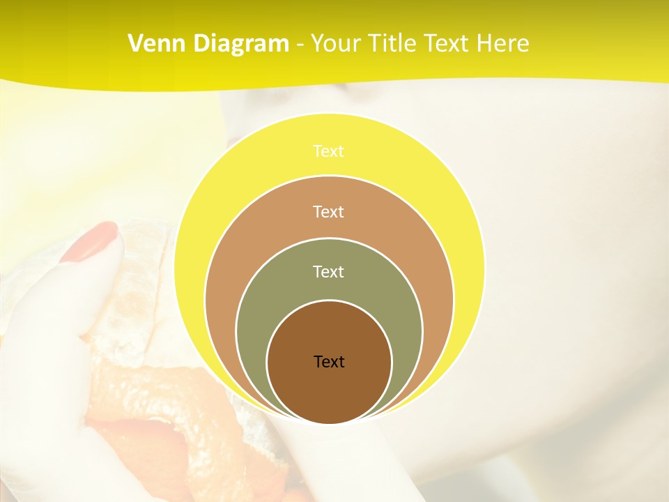 Caucasian Healthy Isolated PowerPoint Template