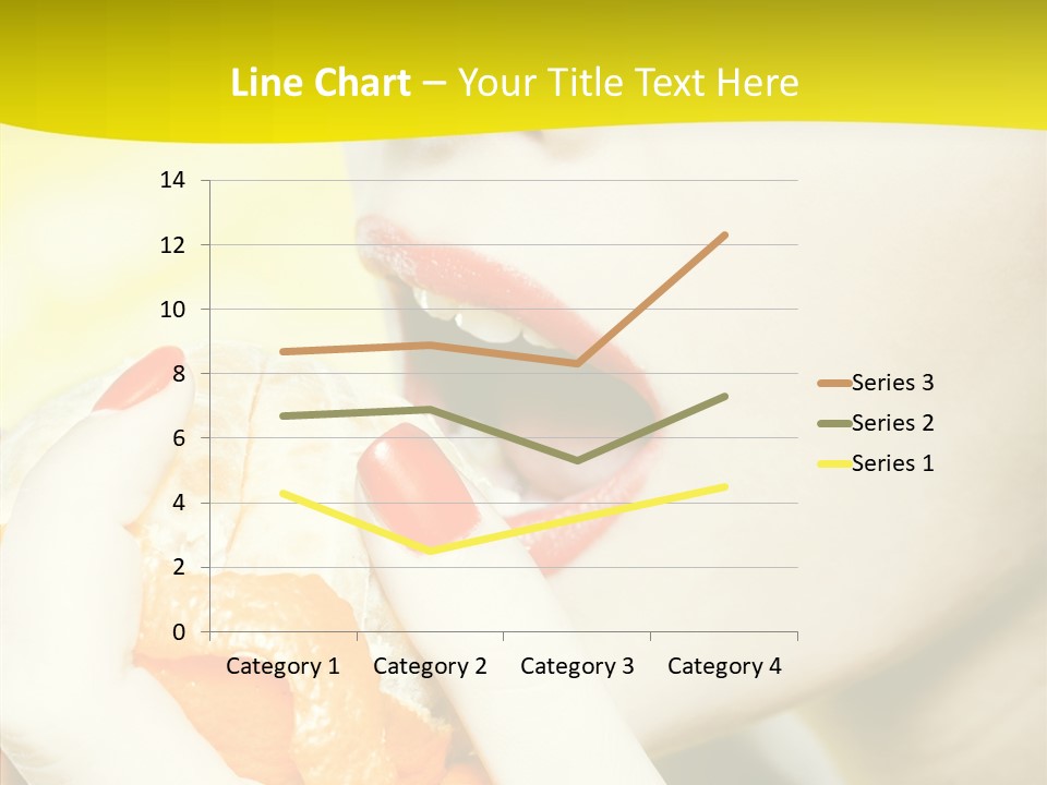 Caucasian Healthy Isolated PowerPoint Template