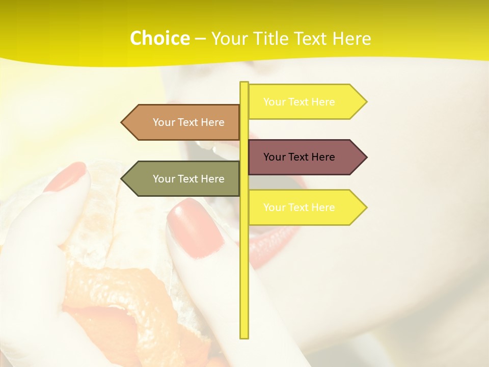 Caucasian Healthy Isolated PowerPoint Template