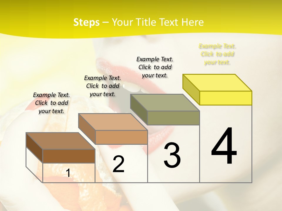 Caucasian Healthy Isolated PowerPoint Template