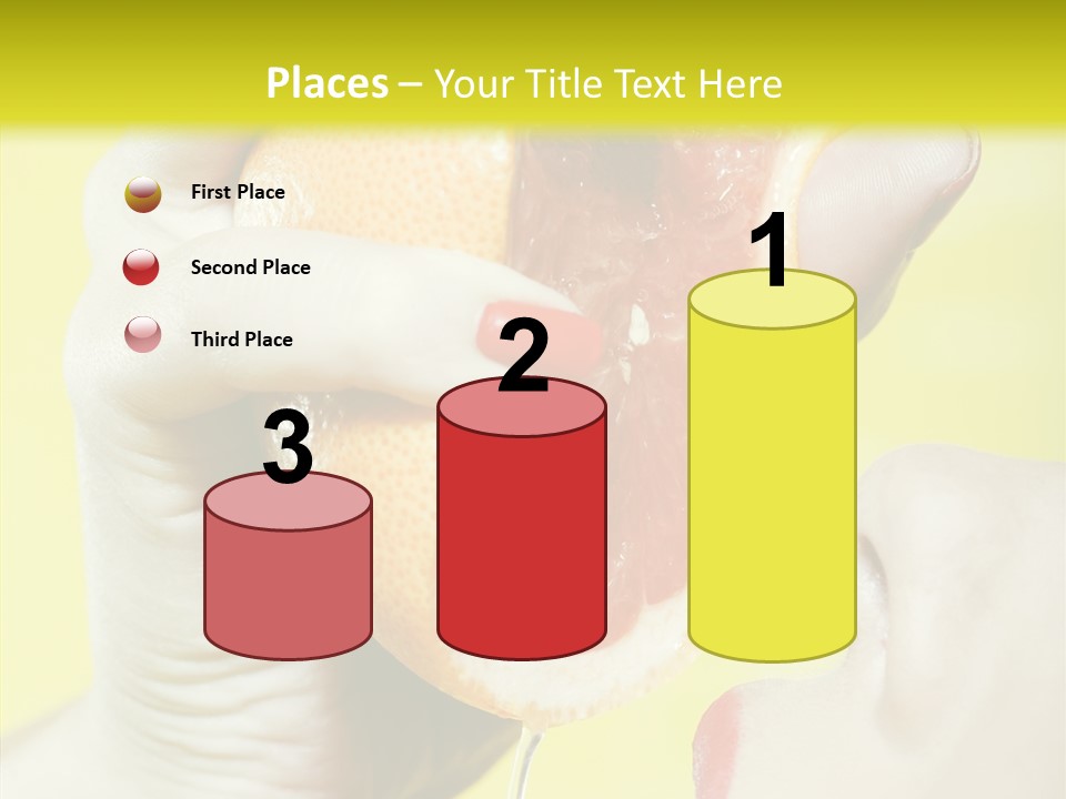 Adult Yellow Isolated PowerPoint Template