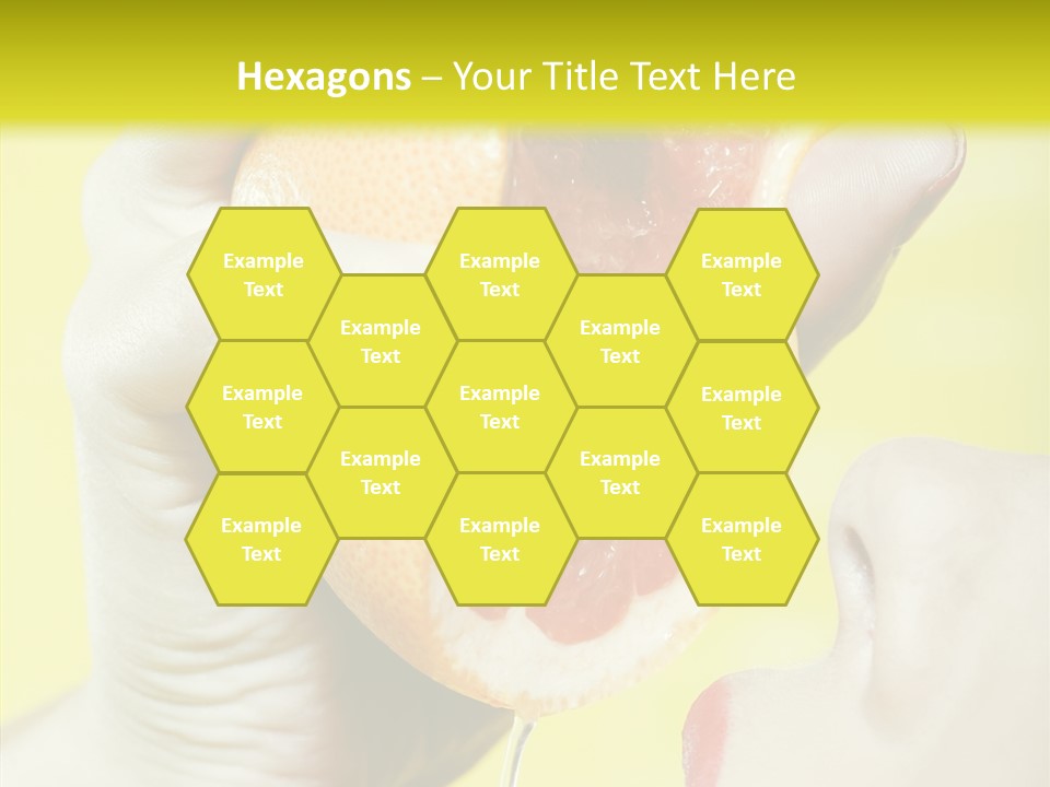 Adult Yellow Isolated PowerPoint Template