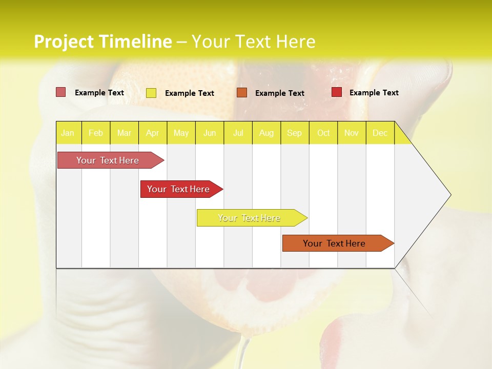 Adult Yellow Isolated PowerPoint Template