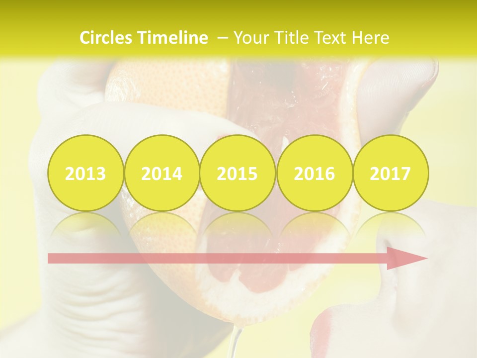 Adult Yellow Isolated PowerPoint Template