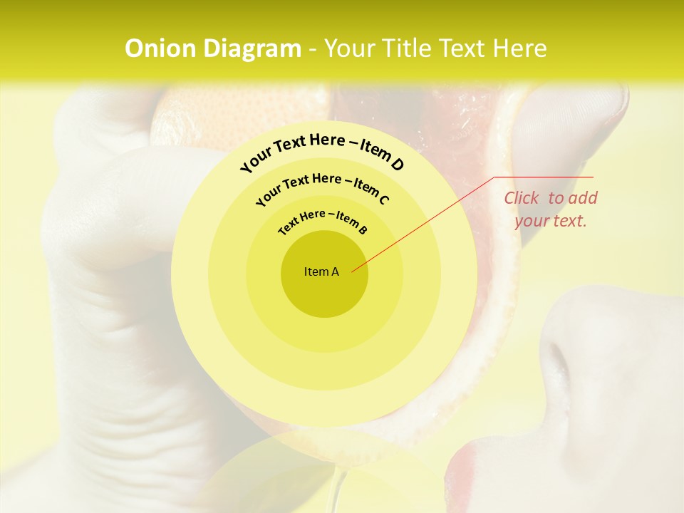 Adult Yellow Isolated PowerPoint Template