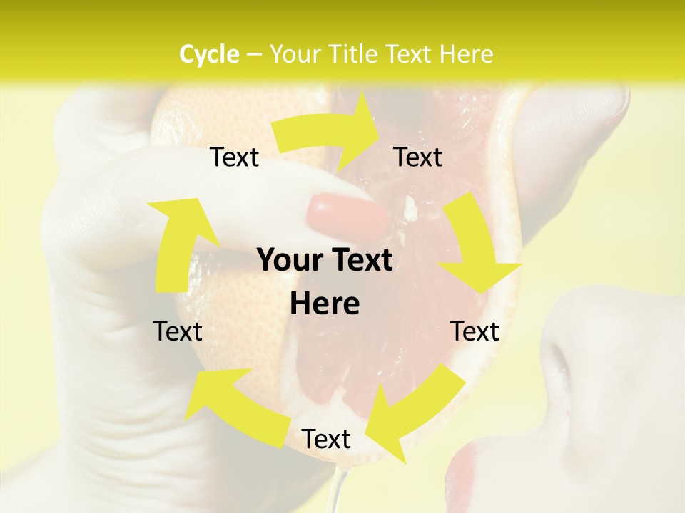 Adult Yellow Isolated PowerPoint Template