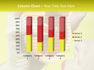 Adult Yellow Isolated PowerPoint Template