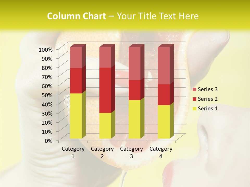 Adult Yellow Isolated PowerPoint Template