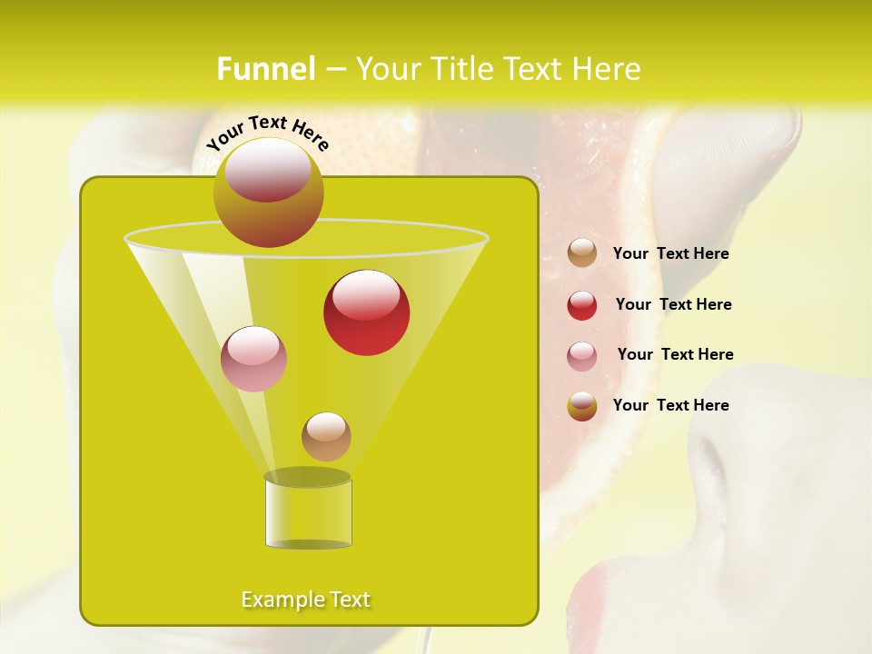 Adult Yellow Isolated PowerPoint Template