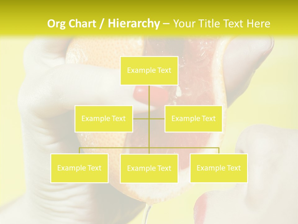 Adult Yellow Isolated PowerPoint Template