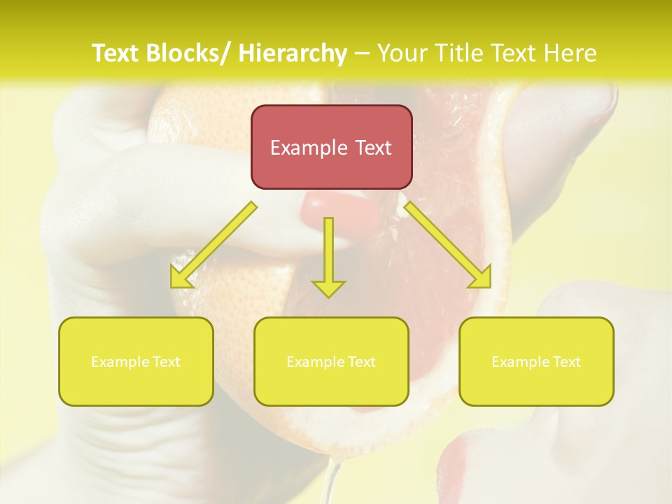 Adult Yellow Isolated PowerPoint Template