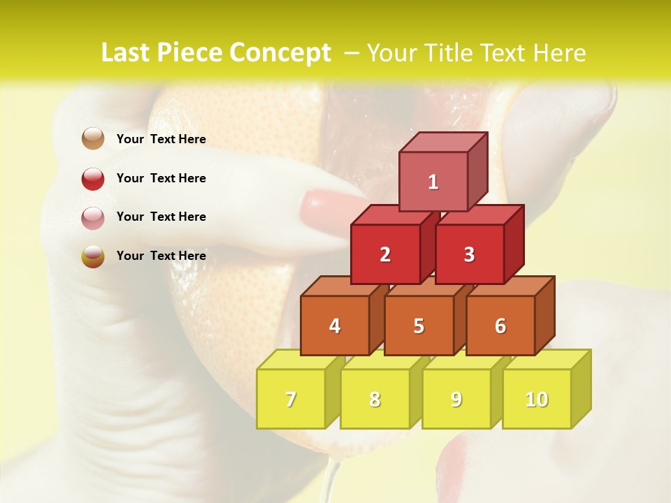 Adult Yellow Isolated PowerPoint Template