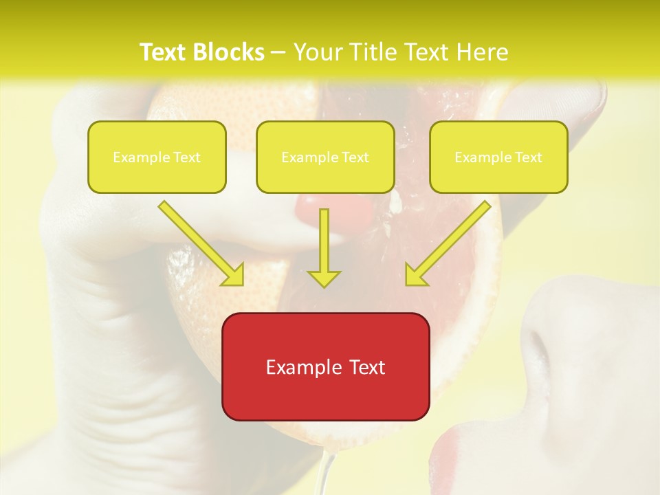 Adult Yellow Isolated PowerPoint Template