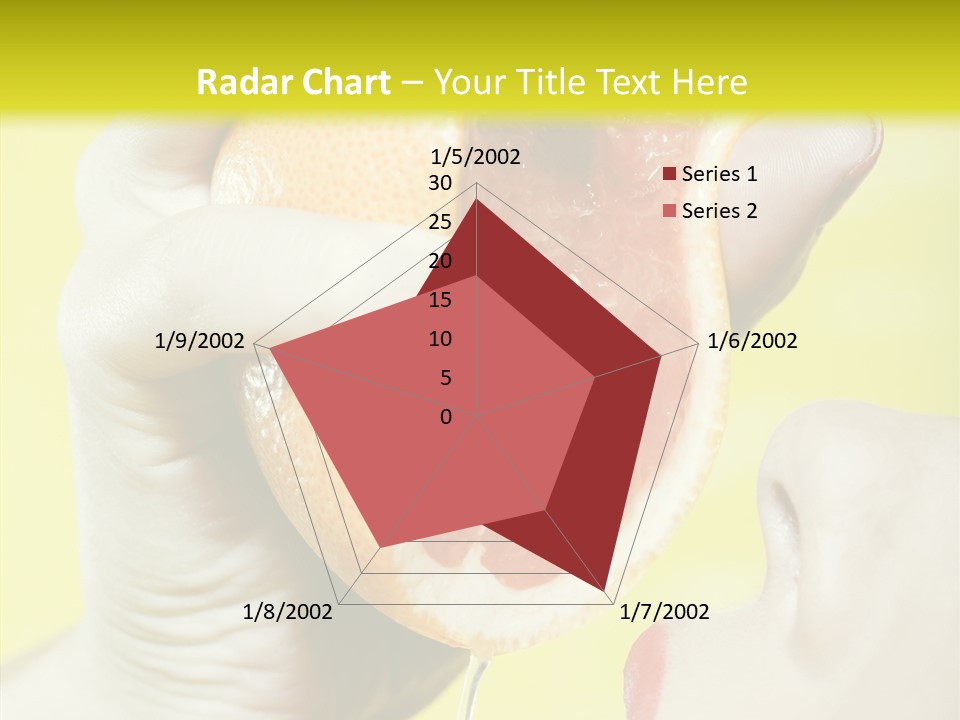 Adult Yellow Isolated PowerPoint Template