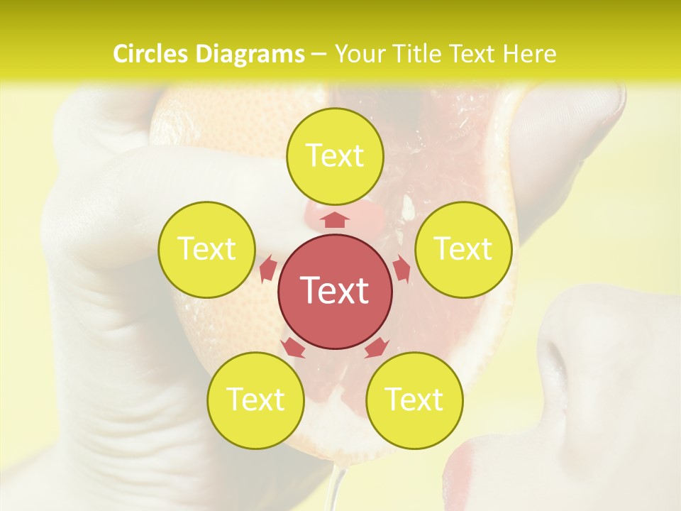 Adult Yellow Isolated PowerPoint Template