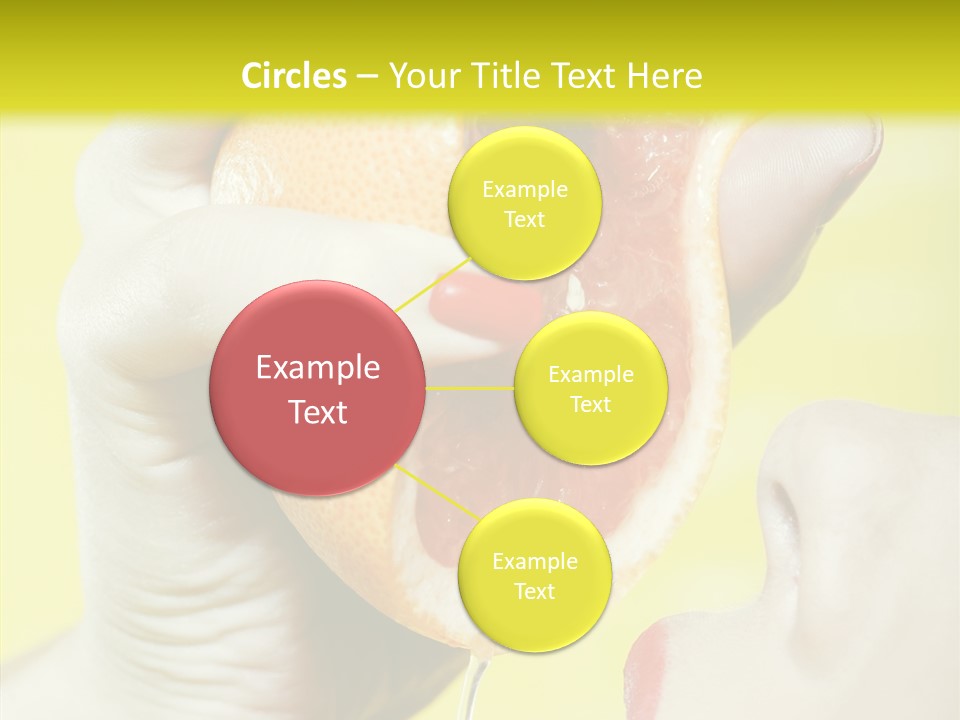 Adult Yellow Isolated PowerPoint Template