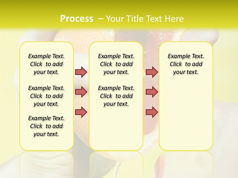 Adult Yellow Isolated PowerPoint Template