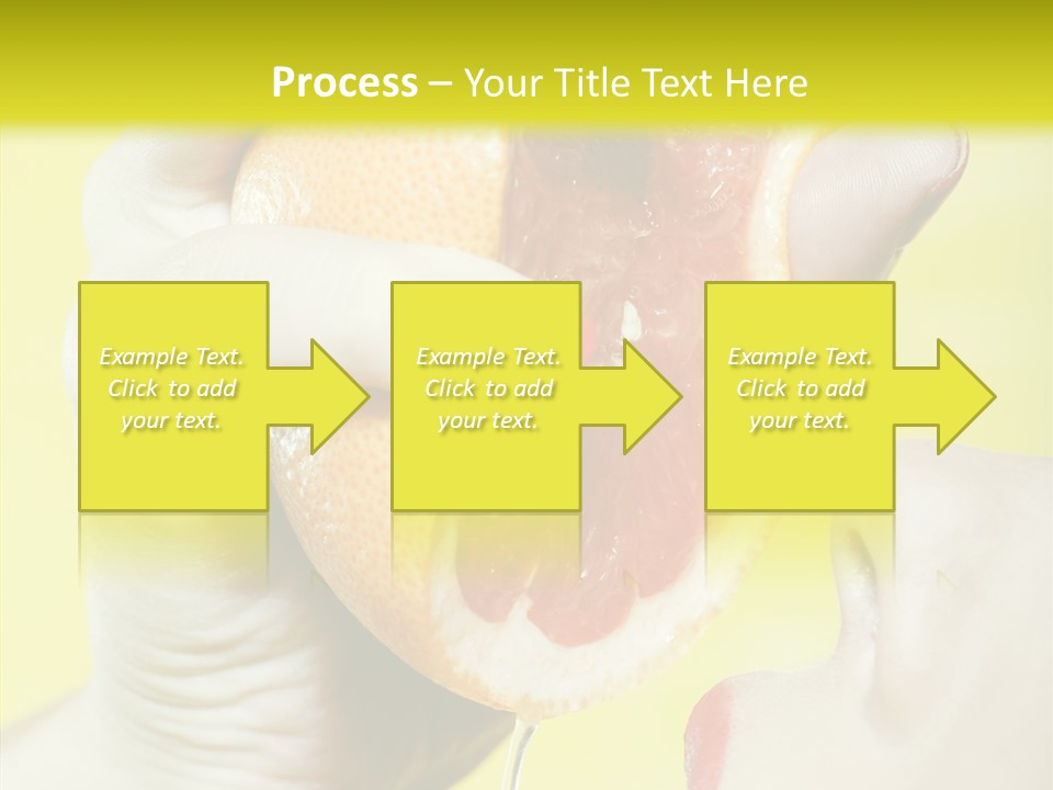 Adult Yellow Isolated PowerPoint Template
