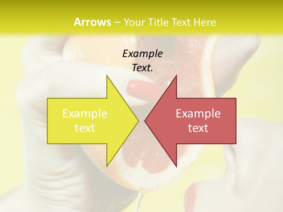 Adult Yellow Isolated PowerPoint Template