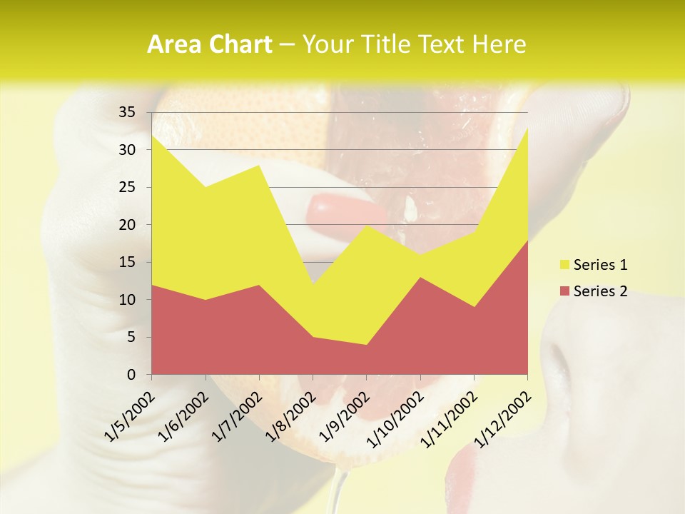 Adult Yellow Isolated PowerPoint Template