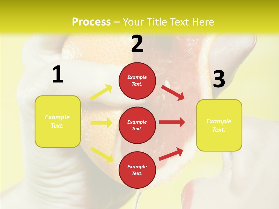 Adult Yellow Isolated PowerPoint Template