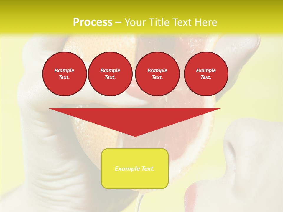 Adult Yellow Isolated PowerPoint Template