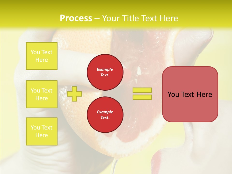 Adult Yellow Isolated PowerPoint Template