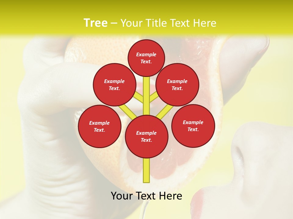 Adult Yellow Isolated PowerPoint Template