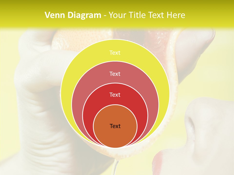 Adult Yellow Isolated PowerPoint Template