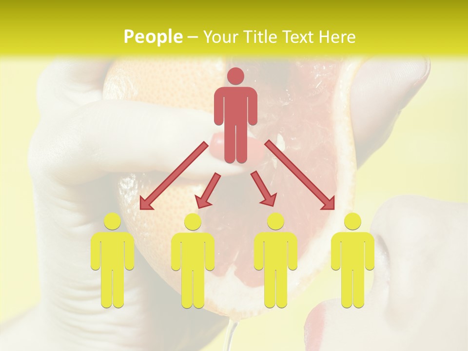 Adult Yellow Isolated PowerPoint Template