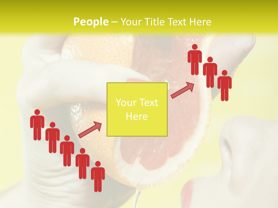 Adult Yellow Isolated PowerPoint Template